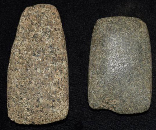 2 Miniature Celts, found by Jack Baker, Wayne Co, IL (1 of 6)