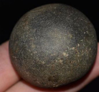 1 5/8“ Hardstone cone, found by George Nichols, site (1 of 6)