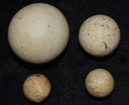 Lot of Stone Balls/Marbles, AL: Lot of Stone Balls/Marbles, AL