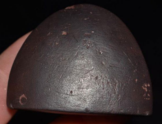 2 1/2" Hematite Cone with grooved rim, Southern IL (1 of 7)