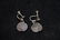 Vintage Pair of Silver and Turquoise Earrings, - 2