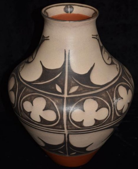 Santo Domingo Figural Olla, 13 1/2" Tall x 9" Dia, by (1 of 6)