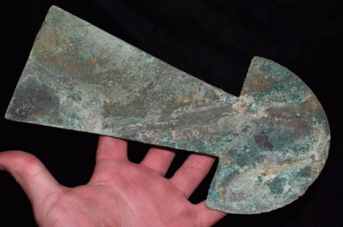 10 1/4" Long very fine Copper Inca Tumi Knife, Ex Tom (1 of 7)