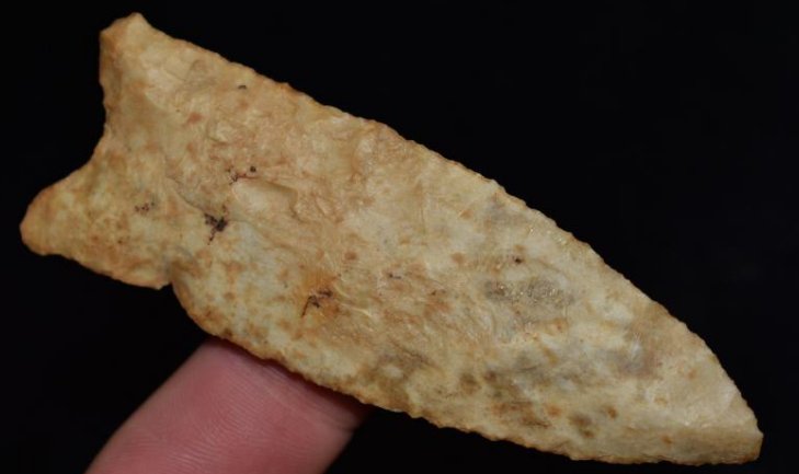 3 3/4" Dalton, Fine, Great material with Quartz: 3 3/4” Dalton, Fine, Great material with Quartz Inclusions, Butler County Missouri