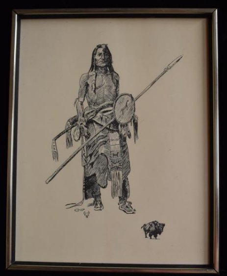 Framed Print by Charles M Russell Framed Dimentions 11 (1 of 6)