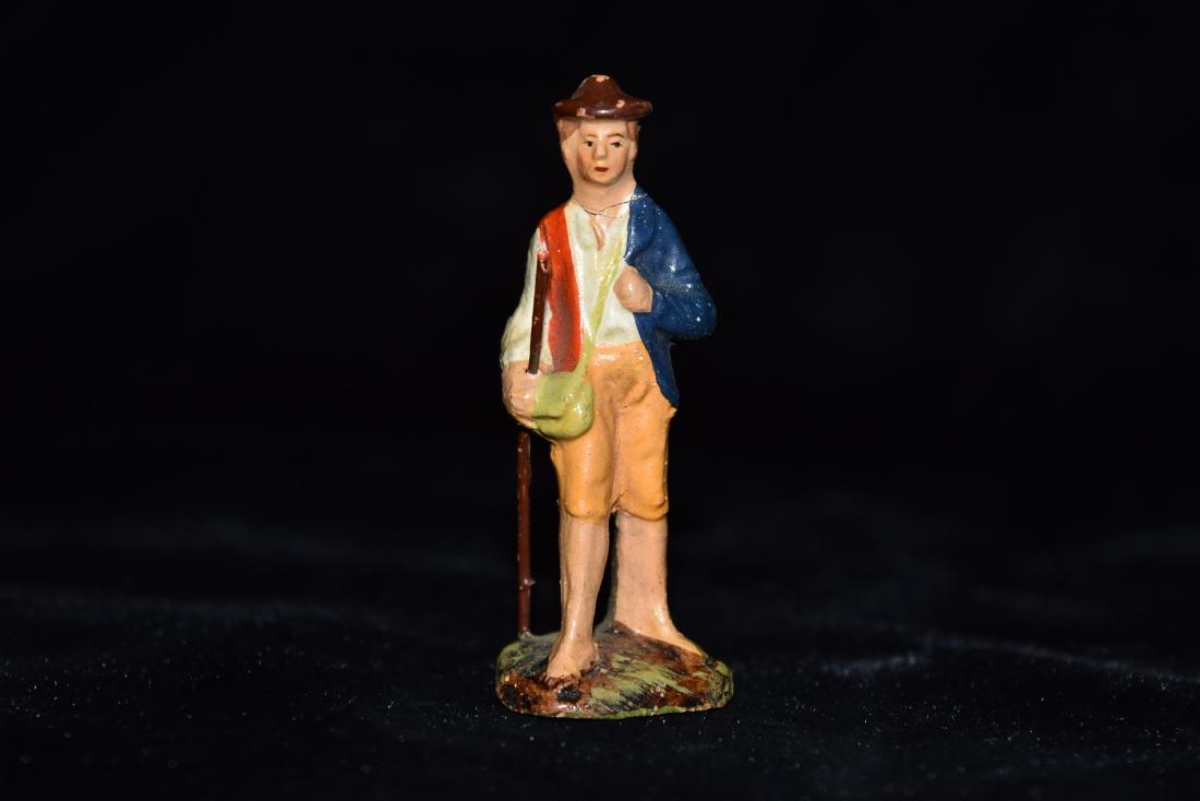 Elastolin Man with Walking Stick Toy Germany WWI Era (1 of 6)