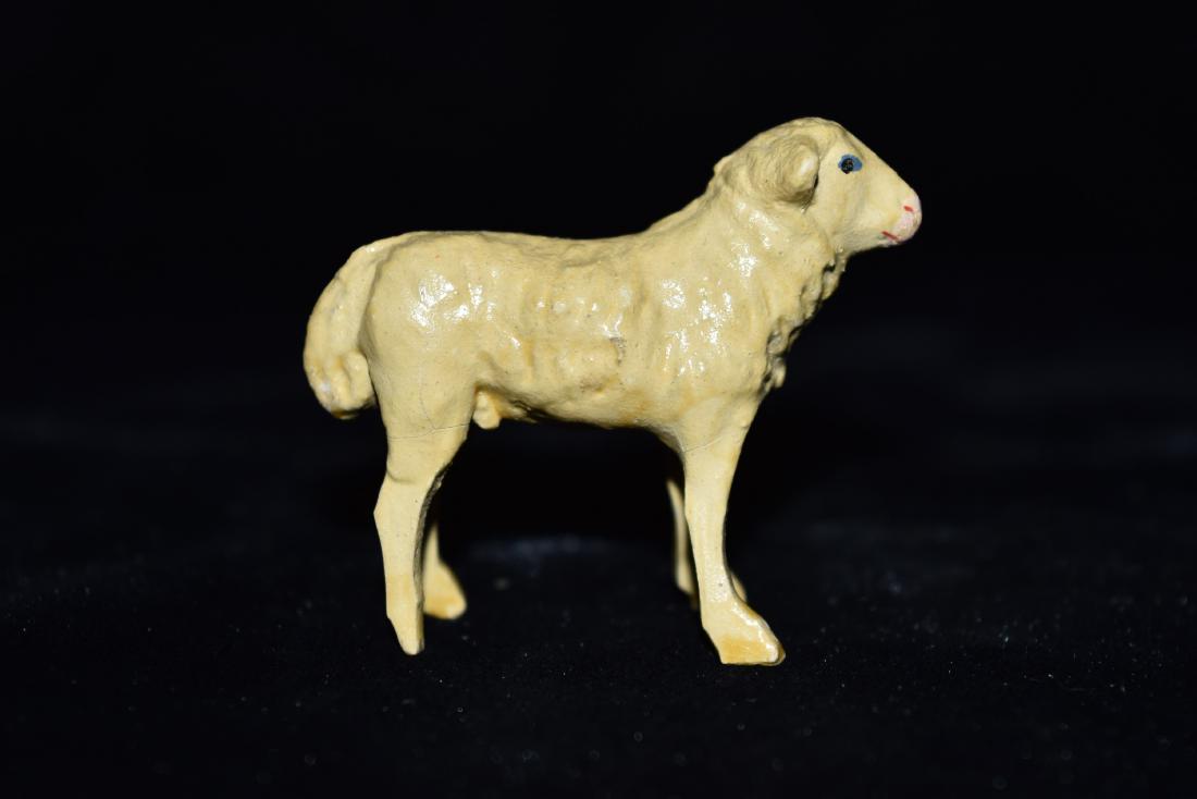 Elastolin Sheep Toy Germany WWI Era (1 of 6)