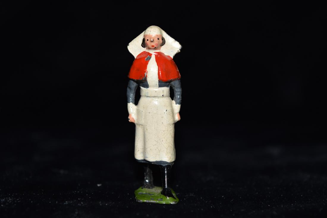 Lead/Tin Nun Toy England WWI Era: Lead/Tin Nun Toy England WWI Era