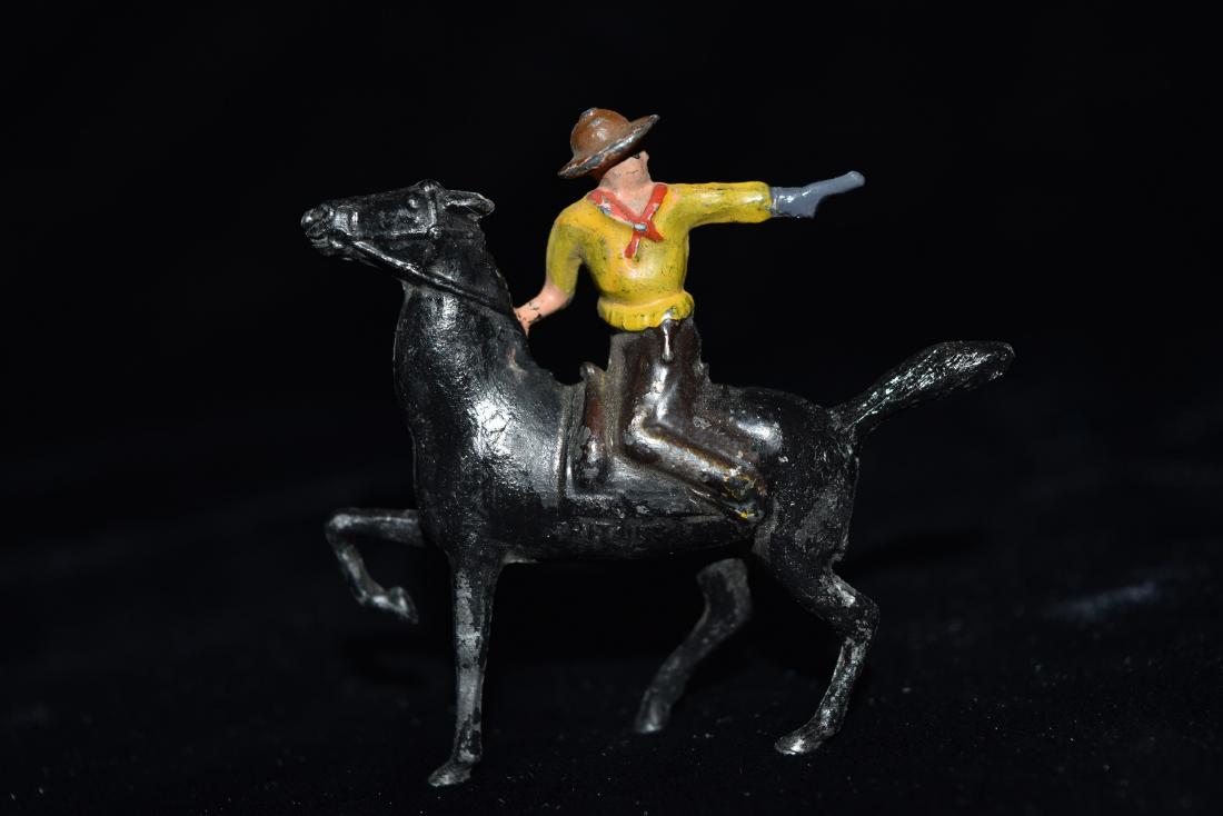 Lead/Tin Cowboy on Horse Toy England WWI Era (1 of 6)