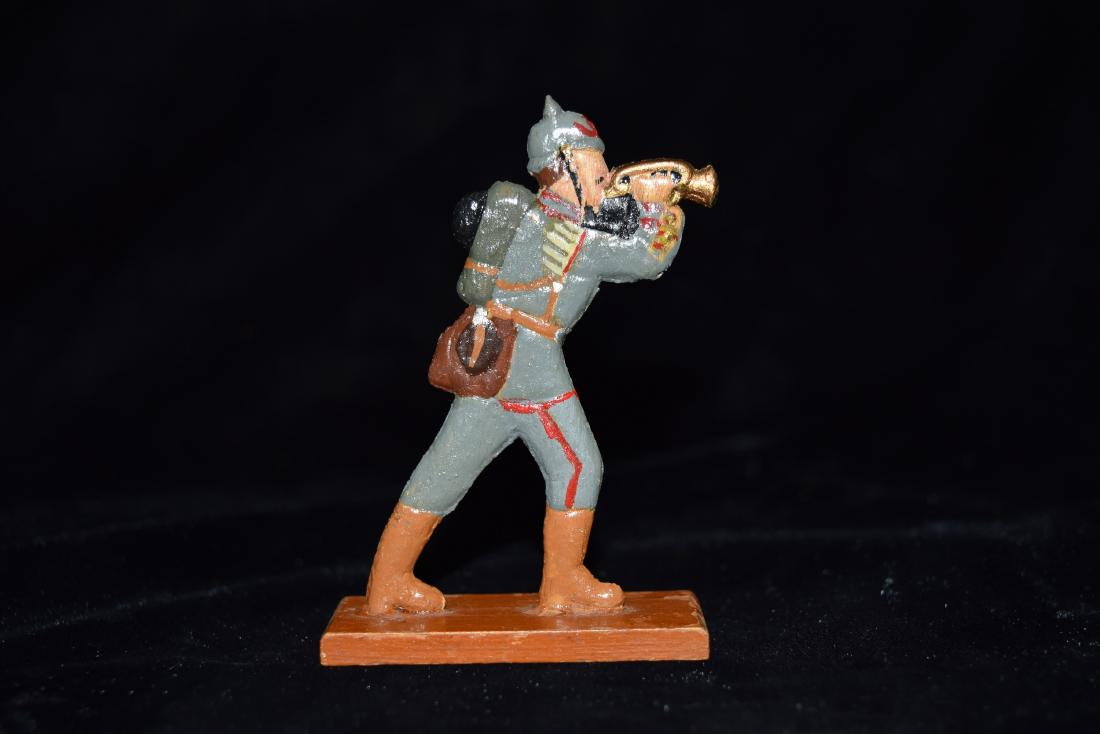 Clauss Wooden WWI German Soldier with Bugle Horn Toy (1 of 5)
