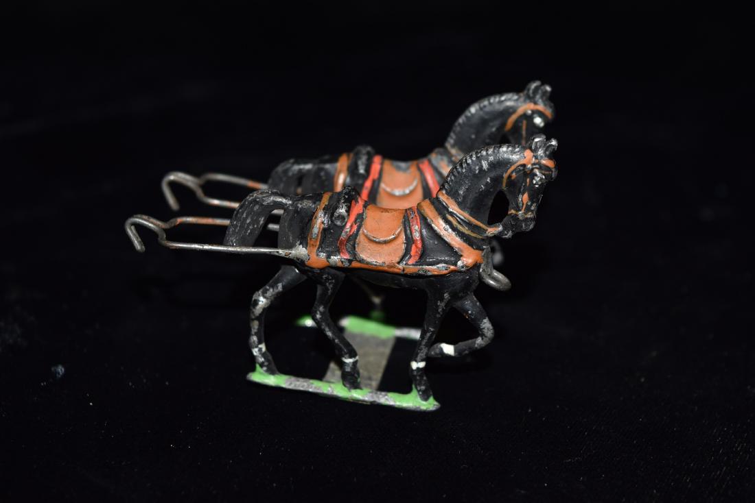Lead/Tin Military Horses Toy European Early 20th (1 of 6)