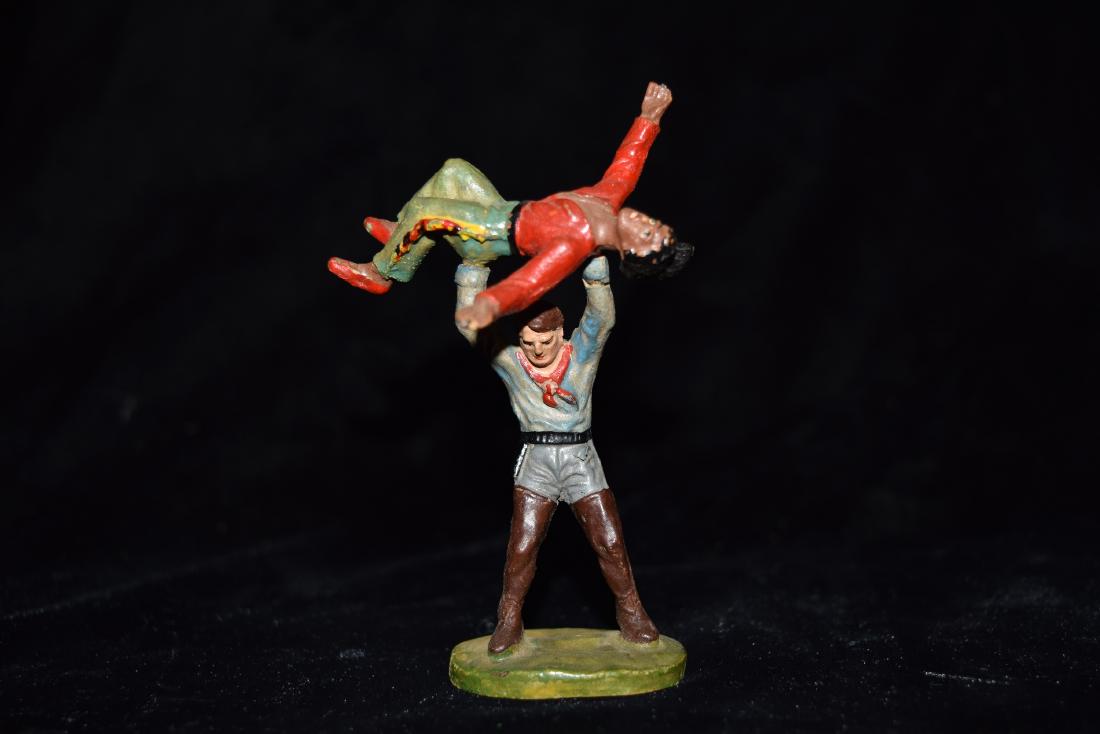 Tipple Topple American Soldier Throwing Indian Overhead (1 of 7)