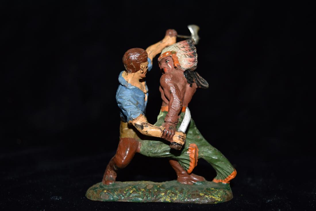 Elastolin Indian and Cowboy Hand to Hand Combat Toy (1 of 6)