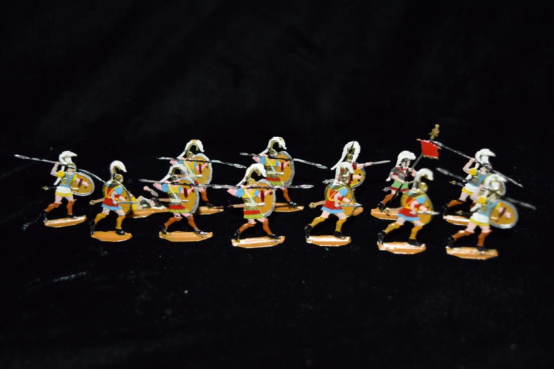 Lot of Kieler Zinnfiguren Lead Flat Greek Soldiers Toys (1 of 6)