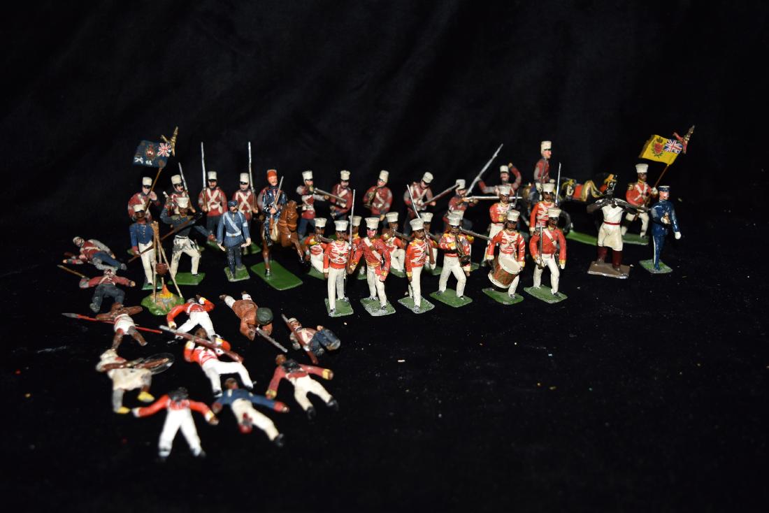 Lot of Lead/Tin British and Indian Soldiers from Indian (1 of 10)