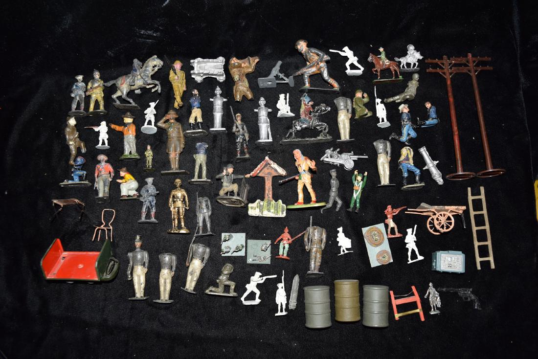 Large Lot of Assorted Toys - Some Lead/Tin and Plastic (1 of 11)