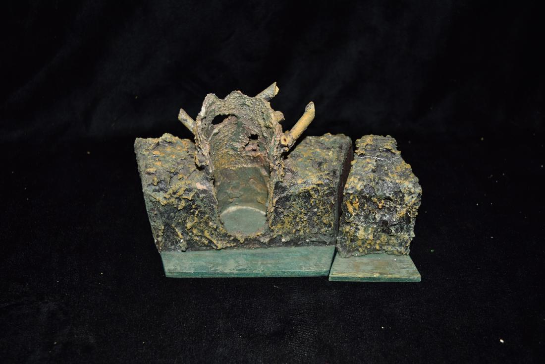 Wood Base War Trench and Turret 2 Piece Model Section (1 of 8)