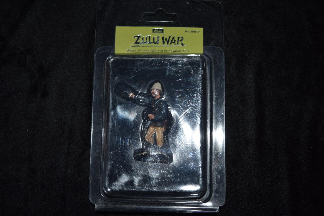 W Britain Zulu War - British 24th Foot Officer in (1 of 6)