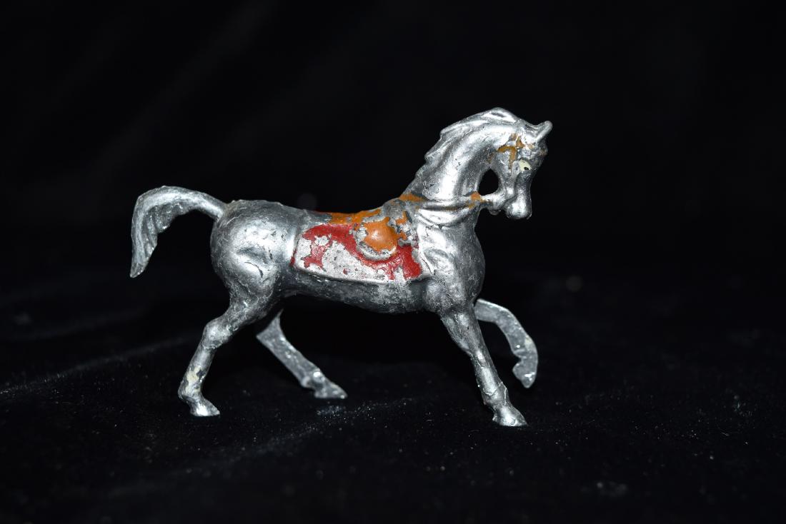 Lead/Tin Cavalry Military Horse Toy European Mid/Early: Lead/Tin Cavalry Military Horse Toy European Mid/Early 20th Century