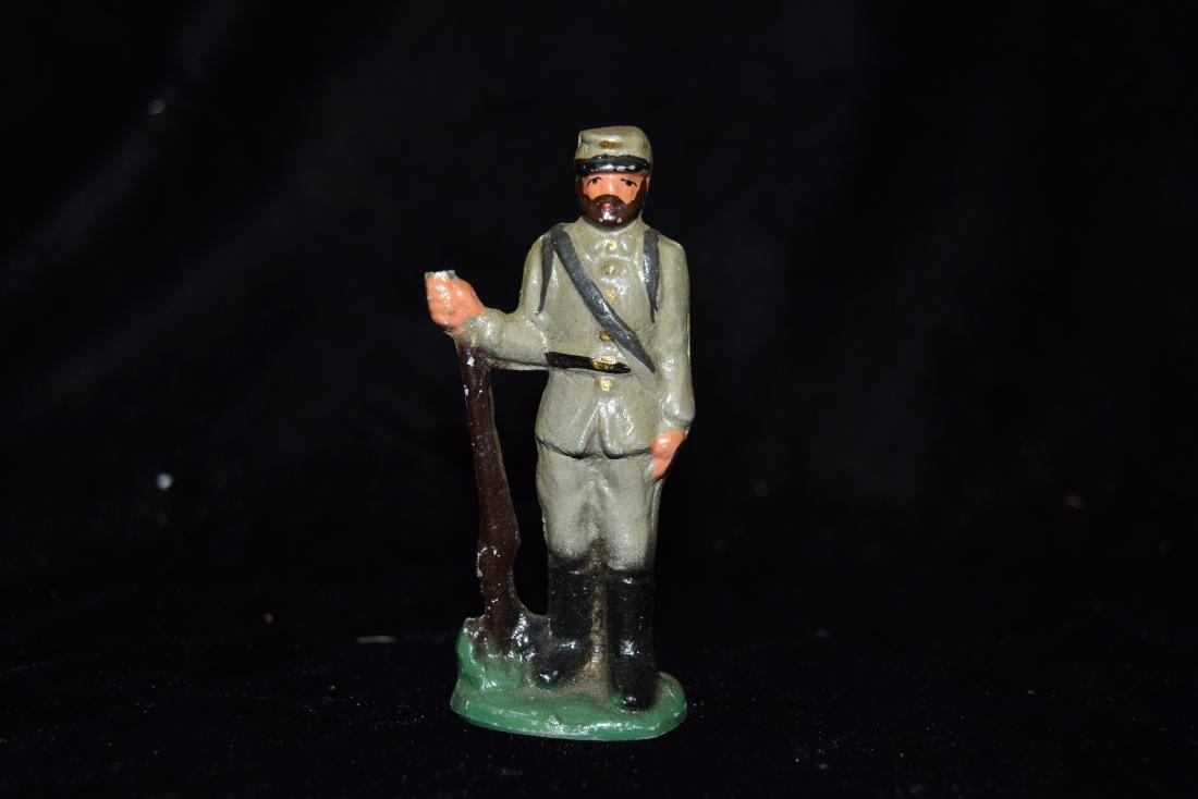 Lead/Tin US Civil War Confederate Soldier Toy Mid 20th (1 of 6)