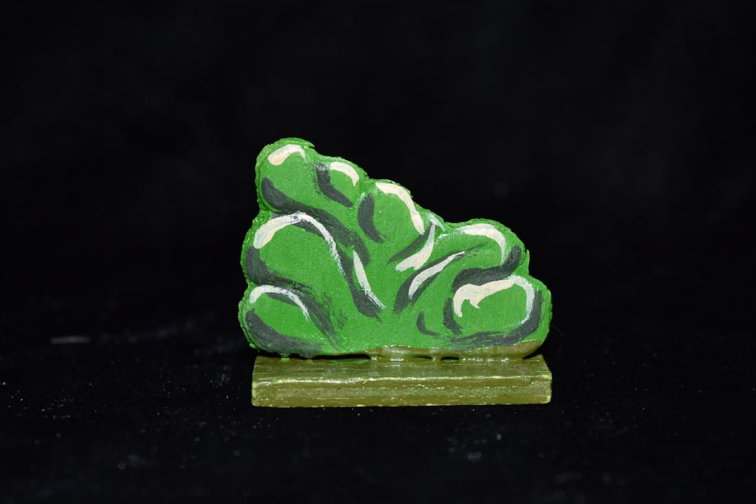 Wood Bush Cutout Handpainted Toy Germany Mid 20th (1 of 5)