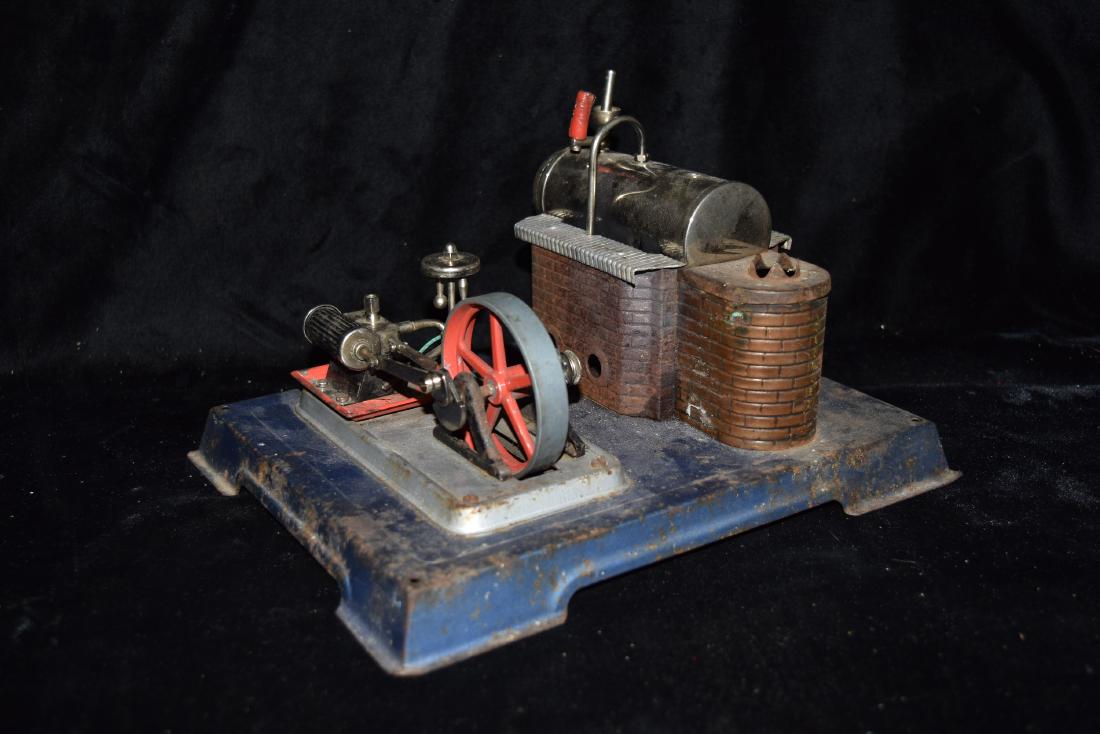 Metal CandlePowered Steam Engine Germany Mid 20th
