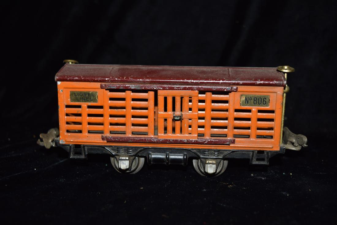 Lionel Trains Metal Train Livestock Car No. 806 Toy USA (1 of 8)