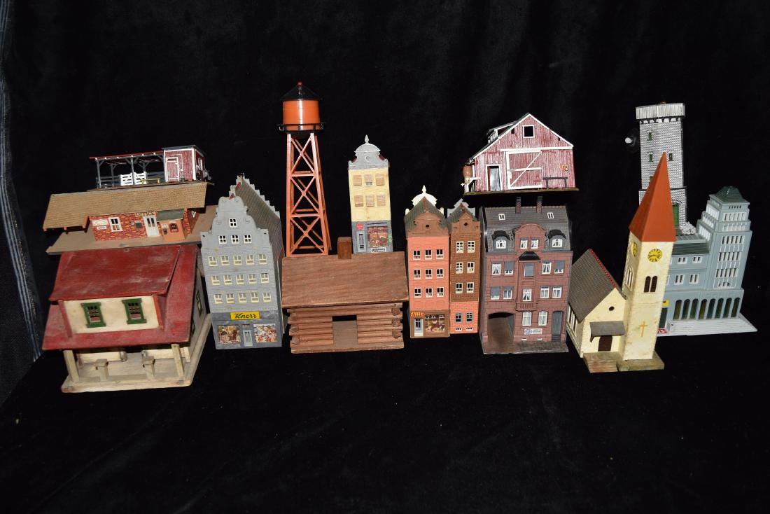 Lot of Wood & Plastic Buildings for Toy Models (1 of 7)