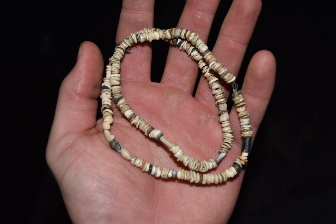19" strand shell beads California EX Anderson (1 of 5)