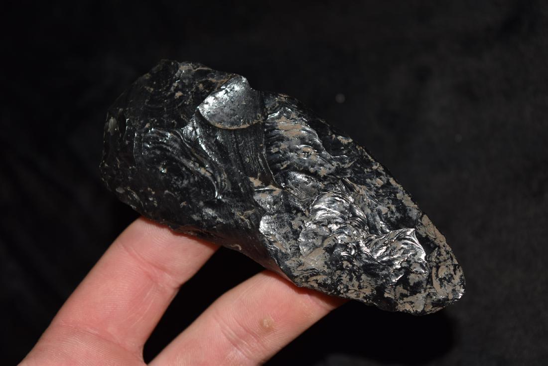 4 1/4" Obisidan Knife Oregon Old Boston Massachusetts (1 of 5)