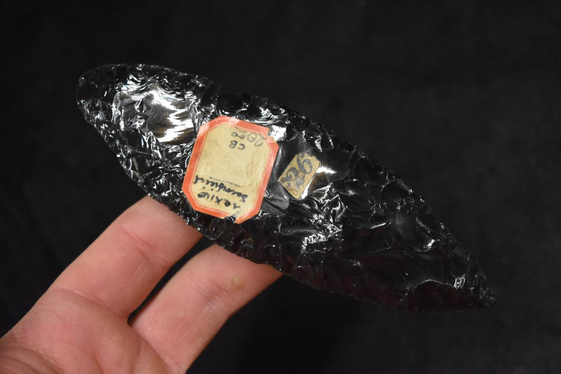 5 3/4" Obisidan Bi-Point Knife, Mexico, Old Boston (1 of 5)