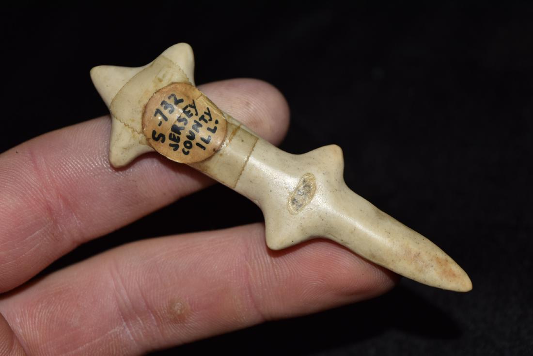 3 5/16" Eccentric Lizard Effigy PICTURED 4x & COA (1 of 5)