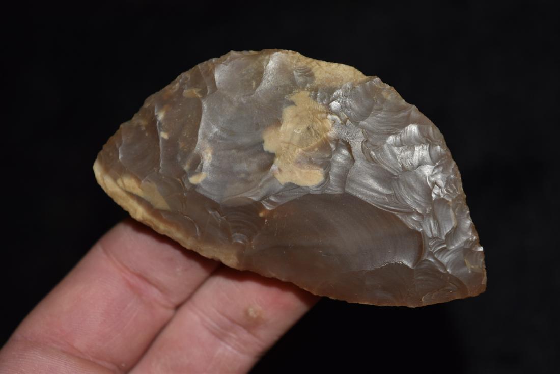 3 3/8" Paleo Crescent Knife, Edwards Plateau, Kimble (1 of 6)