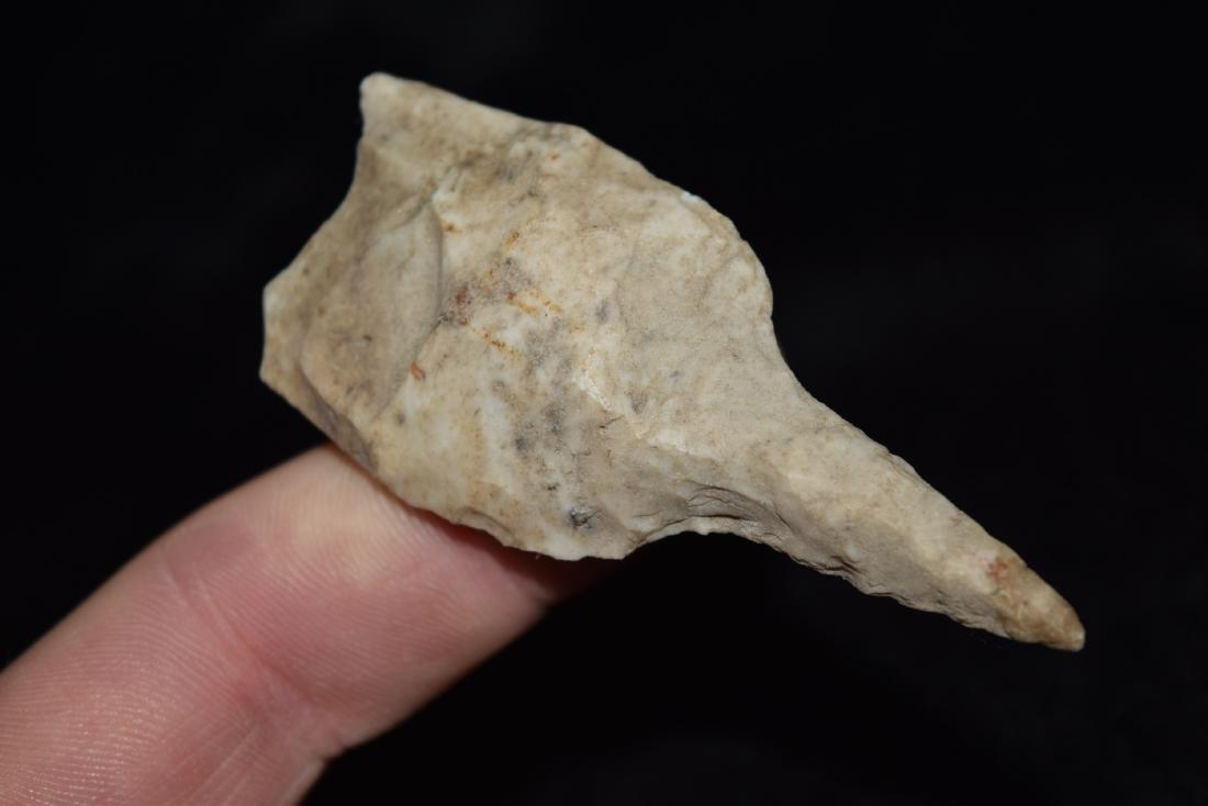 2 7/8" Paleo Drill, Large Flute on one side, Illinois (1 of 5)