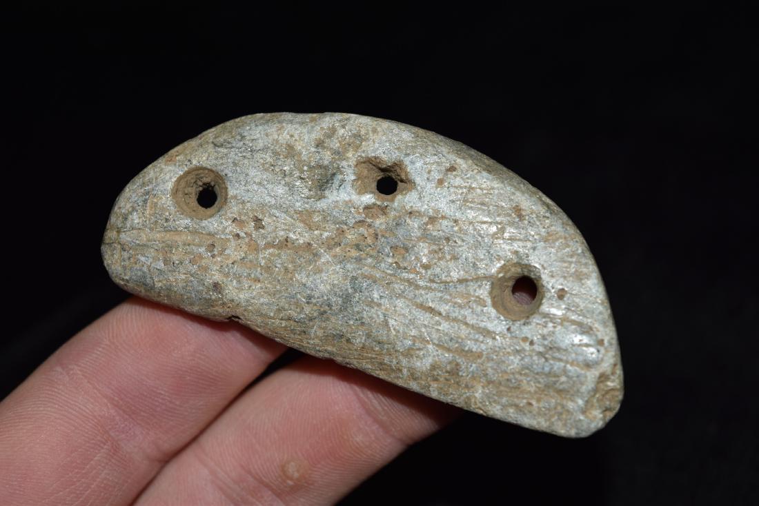 3 Holed Gorget 3 x 1 5/16" PA (1 of 4)