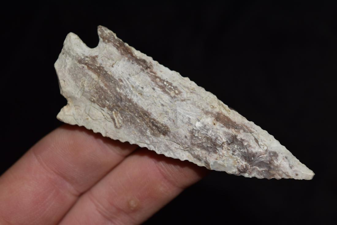 Nicely Colored Corner Notch Point 3 1/2 x 1 1/4" (1 of 5)