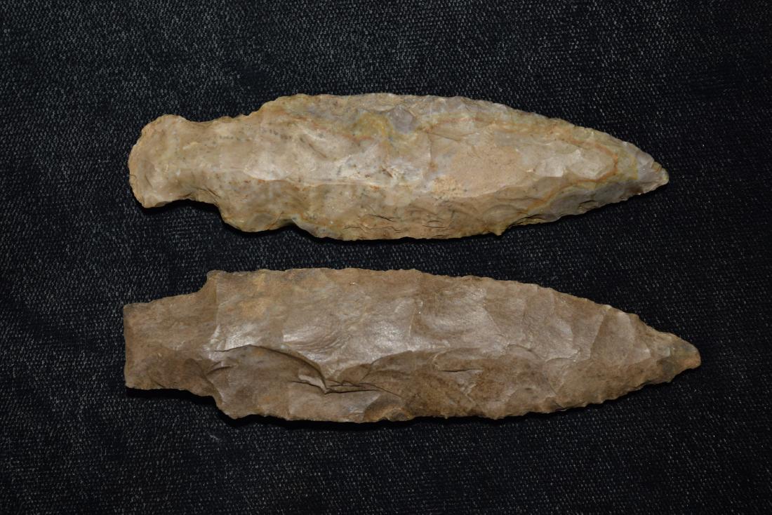 2 Nice Large points, Kentucky, Longest 2 7/8" (1 of 3)