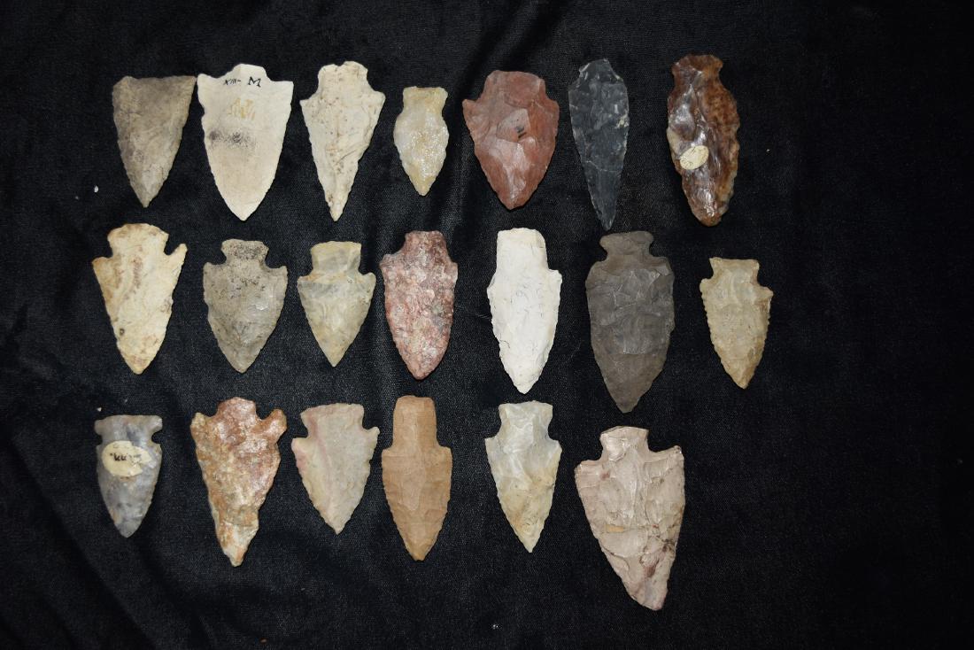 Lot of 20 Arrowheads (1 of 6)