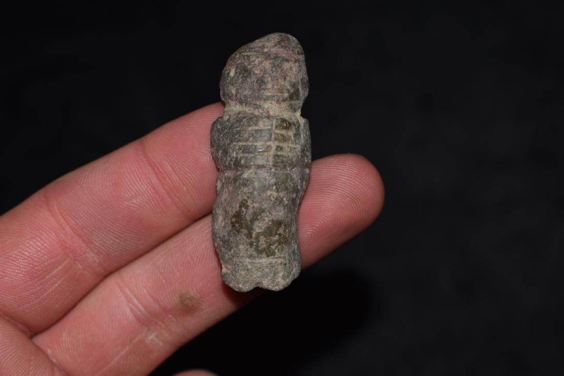 Pre Columbian Jade Figure, 2" Long (1 of 5)
