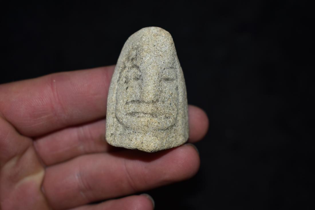 Pre Columbian Head 1 3/4" (1 of 4)