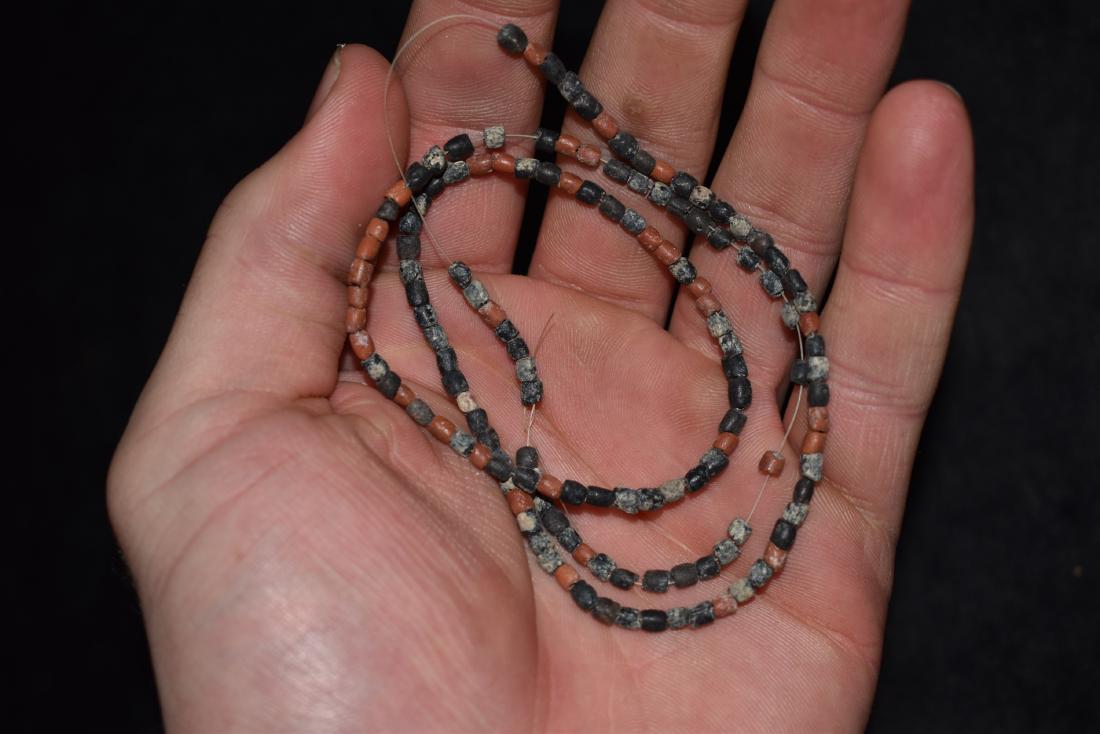 16" Strand of Pre Columbian Stone Beads (1 of 5)