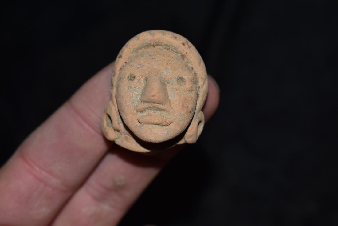 Pre Columbian Head 1 3/8" (1 of 6)
