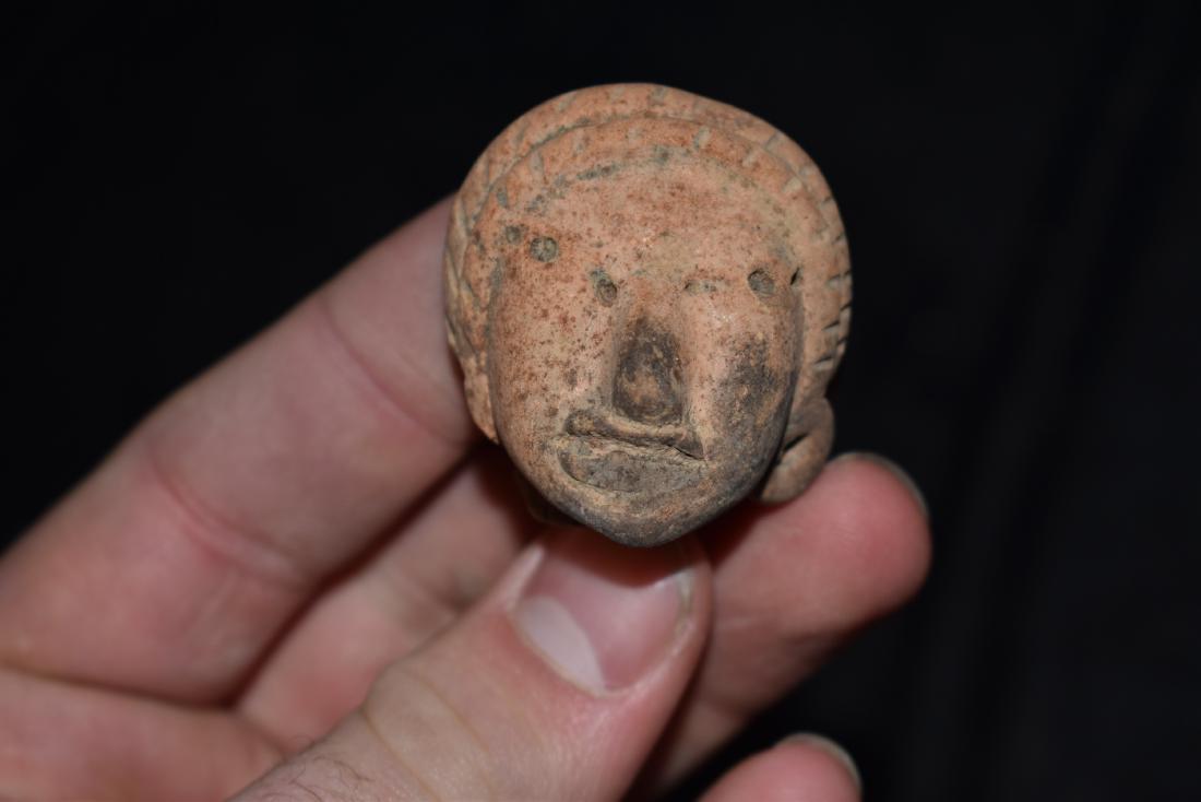 Pre Columbian Head 1 5/8" (1 of 6)