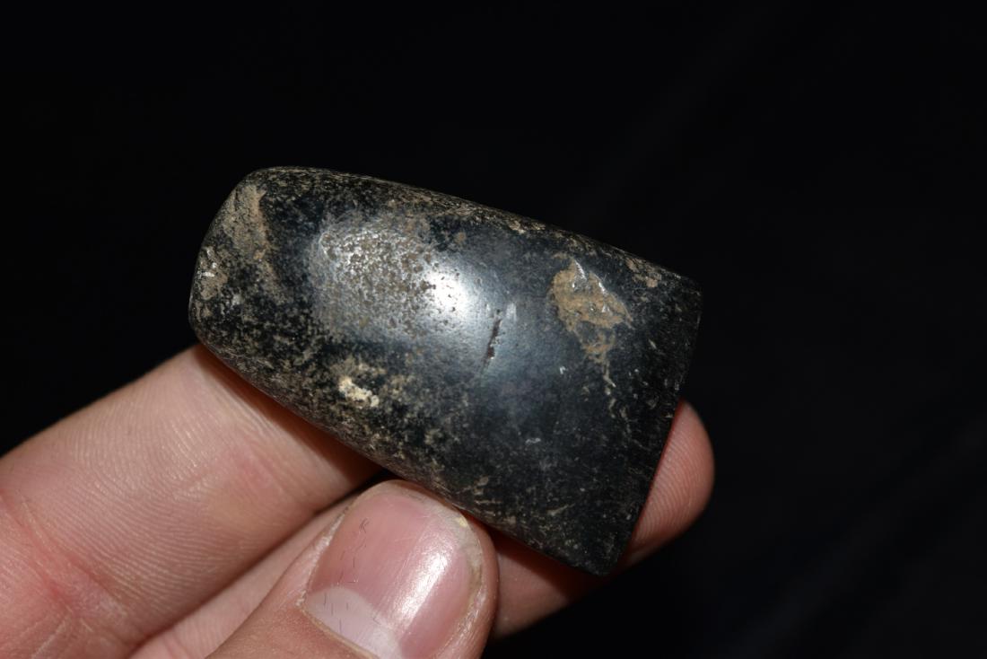 Pre Columbian Jade Small Celt 1 7/8"x1 1/8" (1 of 7)