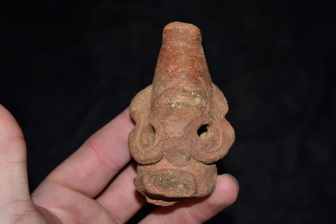 Pre Columbian Effigy Head, 2 1/4" (1 of 6)