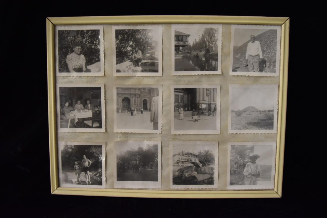 Photo assemblage of the trips acquiring the collection (1 of 6)