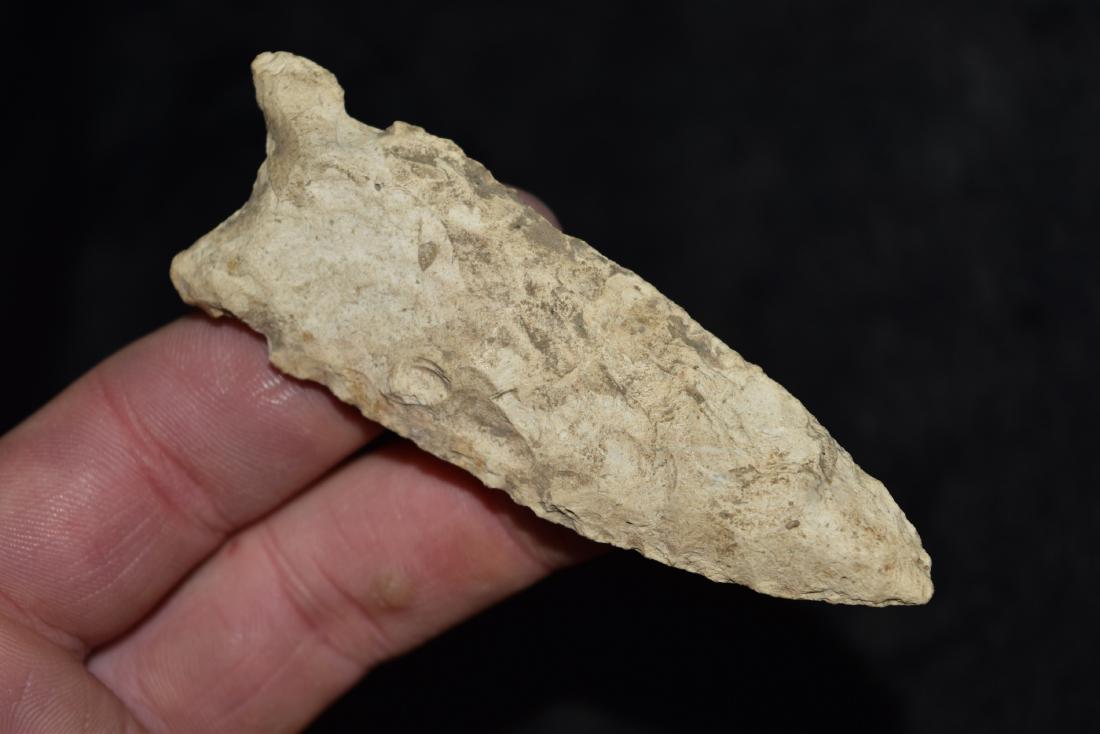 3 5/8" Graham Cave Stained Burlington Chert good form: 3 5/8" Graham Cave Stained Burlington Chert good form