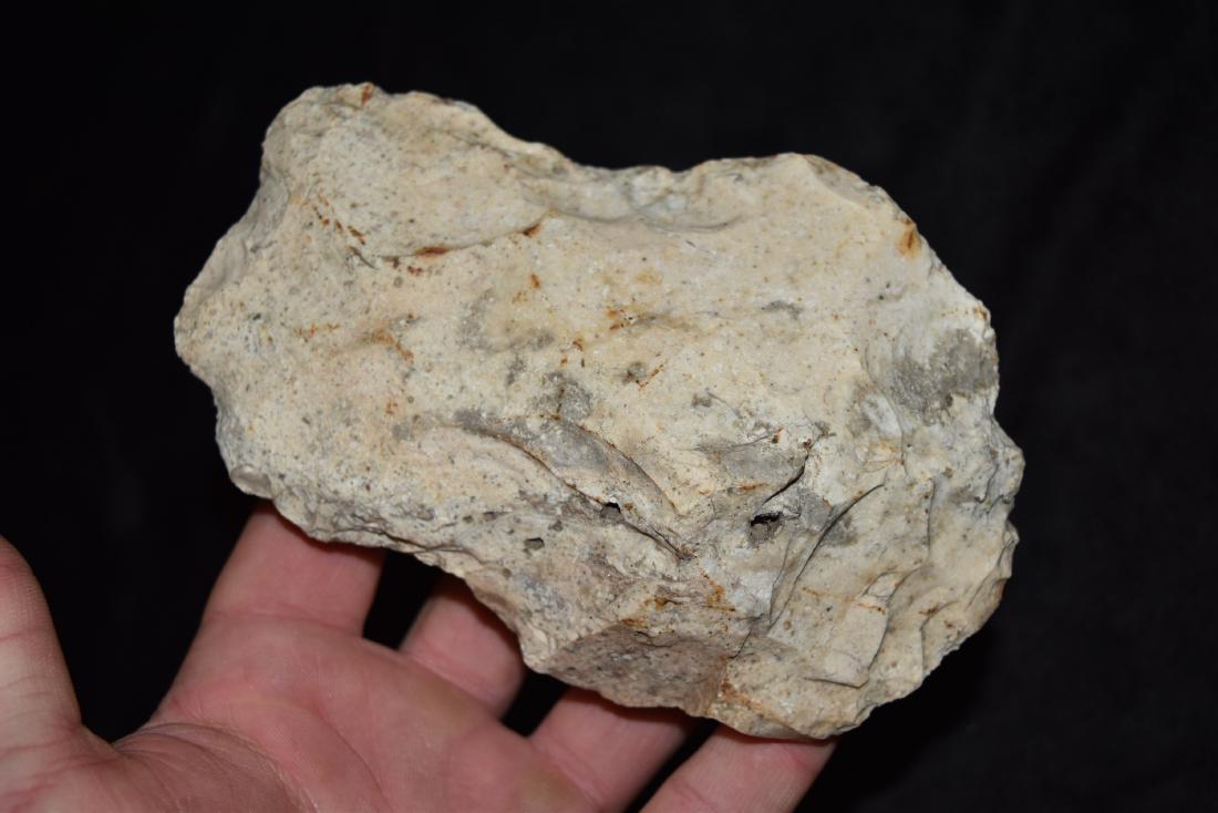 6 x 3 1/2" Flint adze from Perry County, MO: 6 x 3 1/2" Flint adze from Perry County, MO