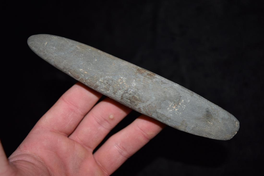 6 3/4" x 1 1/8" Slate Pick Found in OH: 6 3/4" x 1 1/8" Slate Pick Found in OH