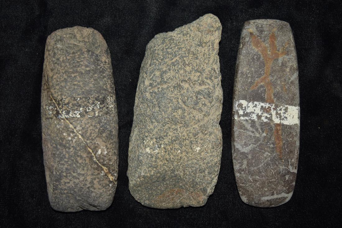 3 Slate Celts, Largest 4 7/8", All Found off TN River,: 3 Slate Celts, Largest 4 7/8", All Found off TN River, TN